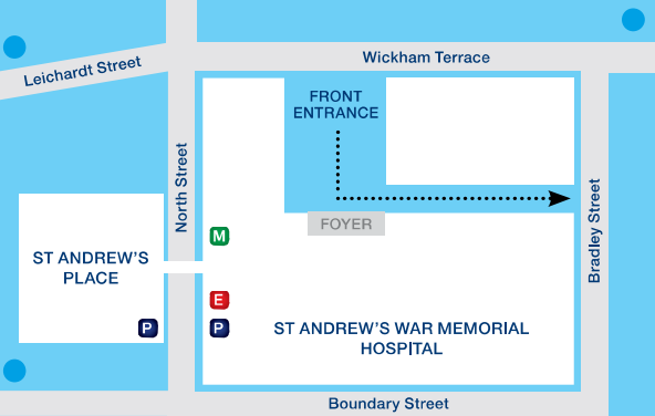 Making your way to St Andrew’s War Memorial Hospital Brisbane directions and visitor information